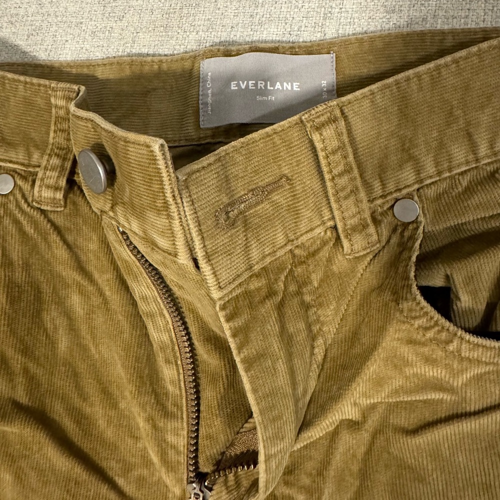 Everlane Corduroy Slim Fit Pants